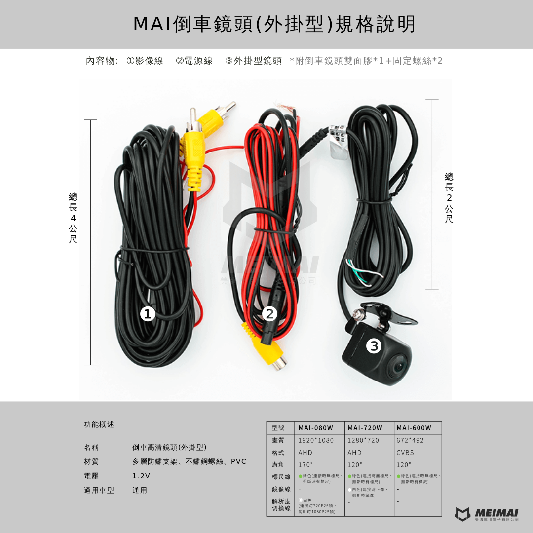 外掛型倒車鏡頭
